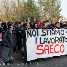 Saeco, una storia da raccontare. Manifestazione via Torretta