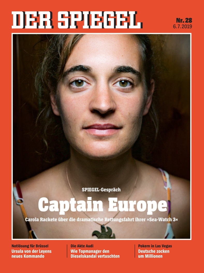 Der Spiegel cover - Carola Rackete